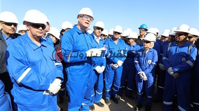 الشركة العامة تنجح فى وضع بئرين على الإنتاج بحوالي 1000 برميل 