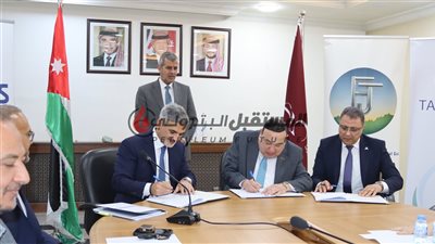 توقيع اتفاقيات تزويد الغاز الطبيعي للمحطة الرئيسية في الهاشمية بين شركة فجر وشركة بروغاز وشركة تنمية