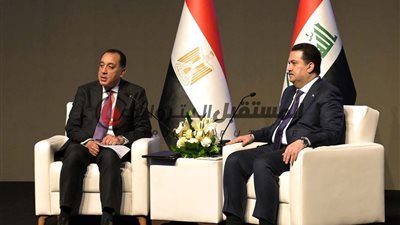 رئيسا وزراء مصر والعراق يترأسان منتدى الأعمال المصري العراقي 