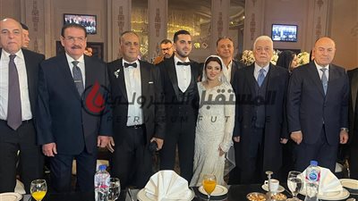 بالصور: وزراء وقيادات البترول في حفل زفاف نجلة رئيس هيئة البترول  