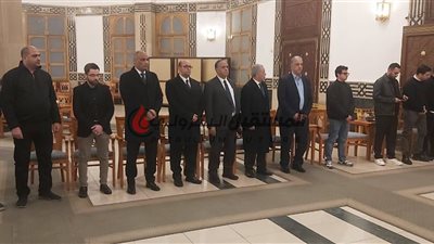 بالصور: قيادات البترول في عزاء عابد عزالرجال