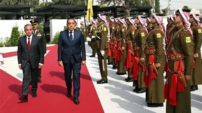 الأردن تستقبل مصطفي مدبولي لدى وصوله مقر مجلس الوزراء لترؤس أعمال اللجنة العليا المصرية الأردنية