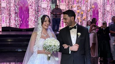 بالصور: زفاف يوسف عمرو بدوي وسلمى الحبشي