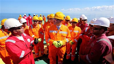 بالصور: الحديثة للحفر تستعد لحفر بئر جديدة في البحر المتوسط