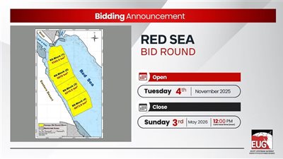 وزارة البترول تعلن عن مزايدة عالمية جديدة بالبحر الأحمر 2025