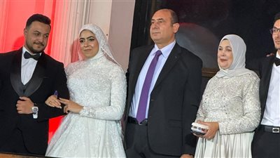 رئيس شركة عجيبه يحتفل بزفاف كريمته نيره على محمد مصطفى  
