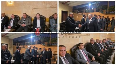 بالصور: قيادات البترول في عزاء والدة رئيس شركة السهام