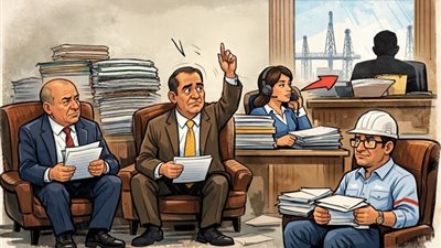 عندما يجلس القيادات على الكراسي ويعملون بنظام الاستئذان المسبق