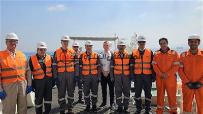 حصري: مدبولي وبدوي يتفقدان مركب تغييز الغاز بميناء سوميد بالعين السخنة