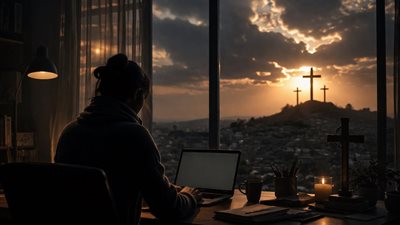 أسبوع الآلام وبداية العمل عن بُعد