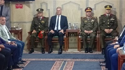 بالصور: وزير البترول وقيادات القطاع في عزاء الشهيد حسام صادق