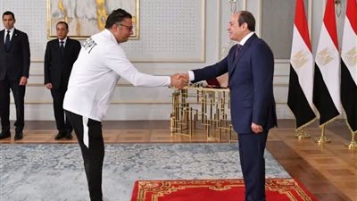 أحمد شحاته يهنىء محمد أحمد لحصوله على وسام الرياضة من الطبقة الأولى