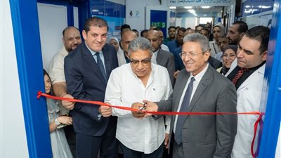 الوسطاني تفتتح مشروع تطوير قسم الغسيل الكلوي بمستشفى شربين العام