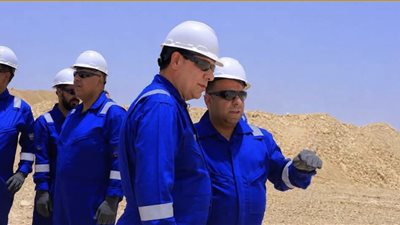 بالصور: الباجوري يتفقد حقول إنتاج الفوسفات لشركة واديكو بإدفو