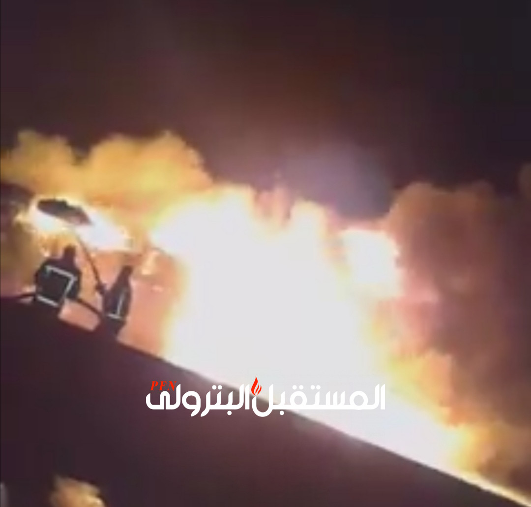 السيطرة على حريق سيارة نقل السولار بطريق السويس - القاهرة و إصابة التباع