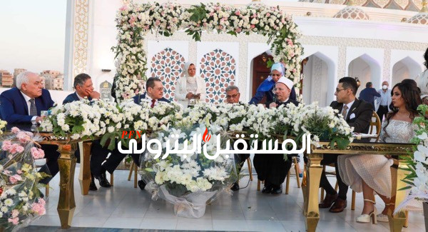 بالصور: وزراء البترول والقيادات في عقد قران طارق محمد عبدالحافظ