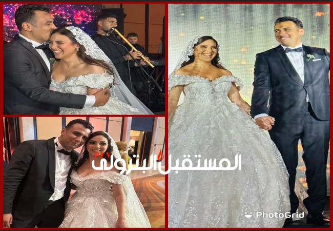 بالصور: زفاف رئيس شركة بتروسليوشن محمود سيف وثريا فيصل