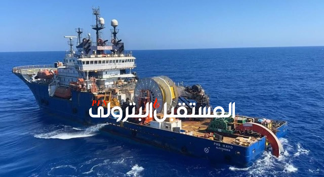 عاجل: PMS تنجح من انزال كابلات كهربائية في المياه العميقة بمشروع غاز غرب الدلتا